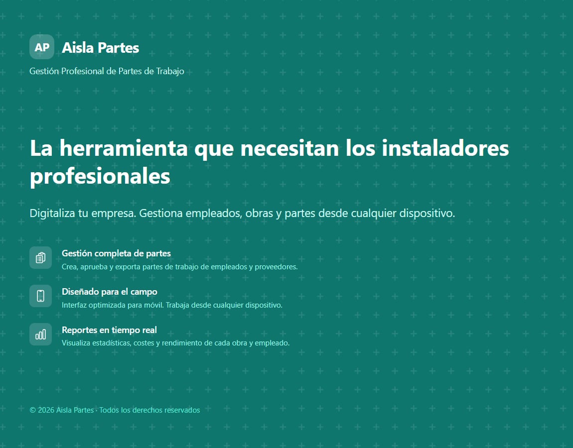 App de Gestión de Partes de Trabajo